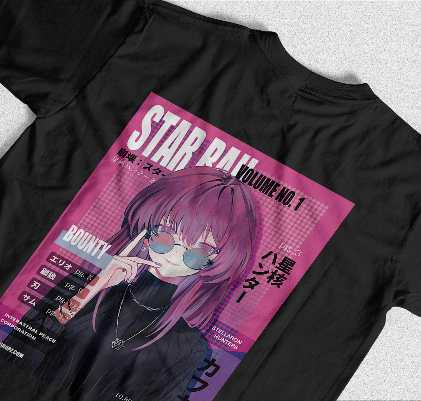 ElfTheory - Kafka Honkai Star Rail Tshirt : Anime Graphic Tee