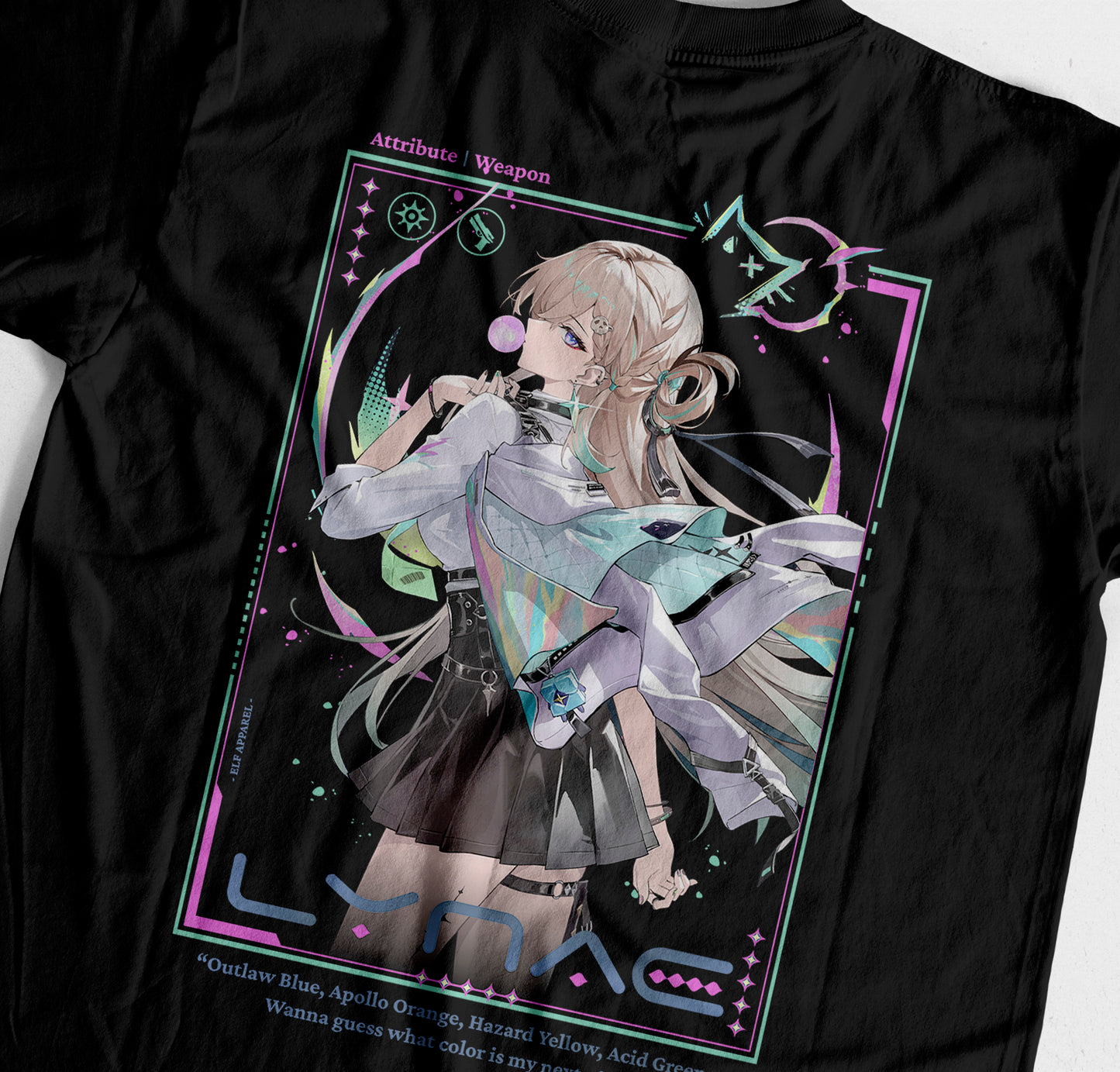 ElfTheory- Lynae Wuthering Waves Tshirt : Anime Graphic Tee