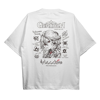 ElfTheory- Arlecchino Genshin Impact : Anime Graphic Tee