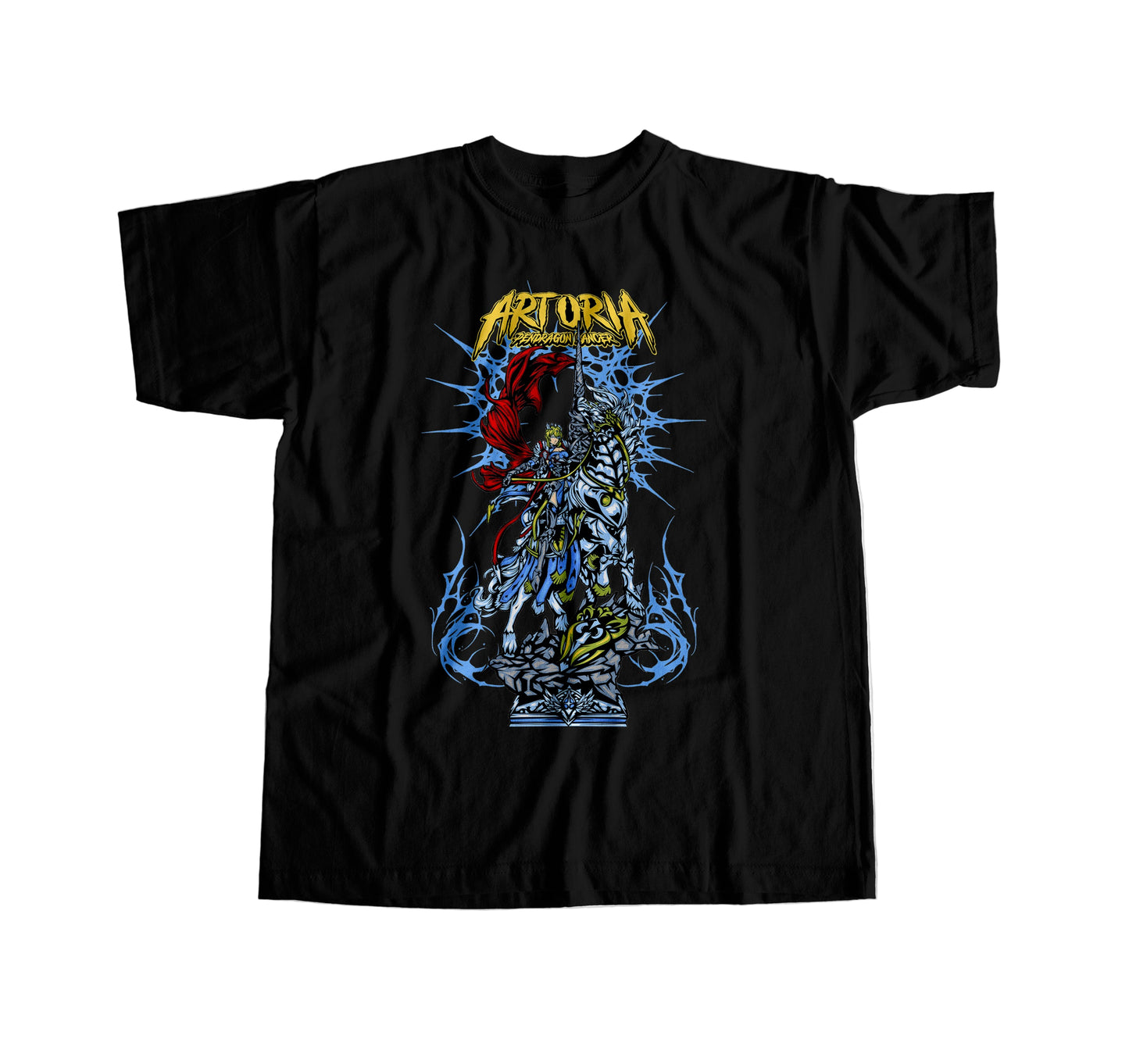 ElfTheory - "Artoria Pendragon Lancer" Fate Grand Order : Anime Graphic Tee