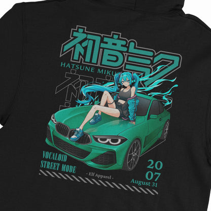 ElfTheory - Hatsune Miku Vocaloid Street Mode Fanmade Hoodie