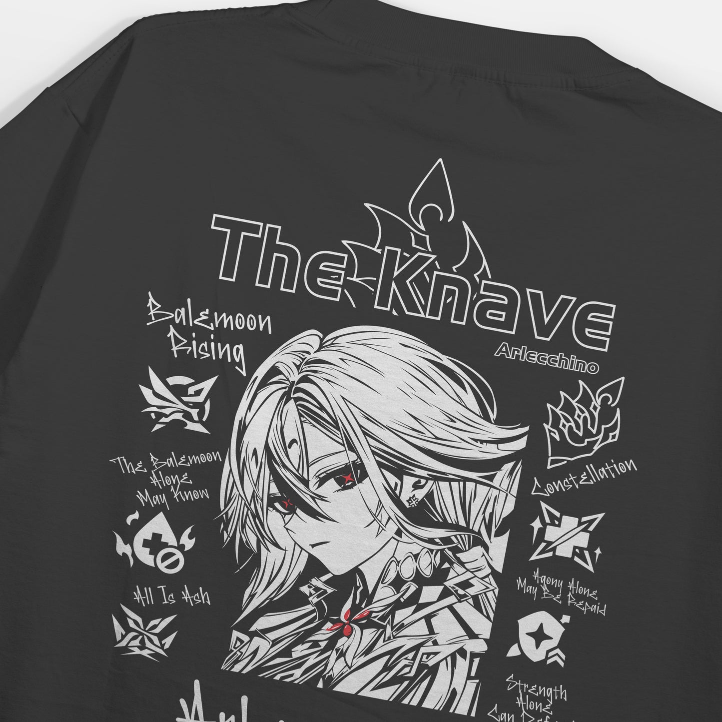ElfTheory - Arlecchino Genshin Impact T-shirt Fan Made