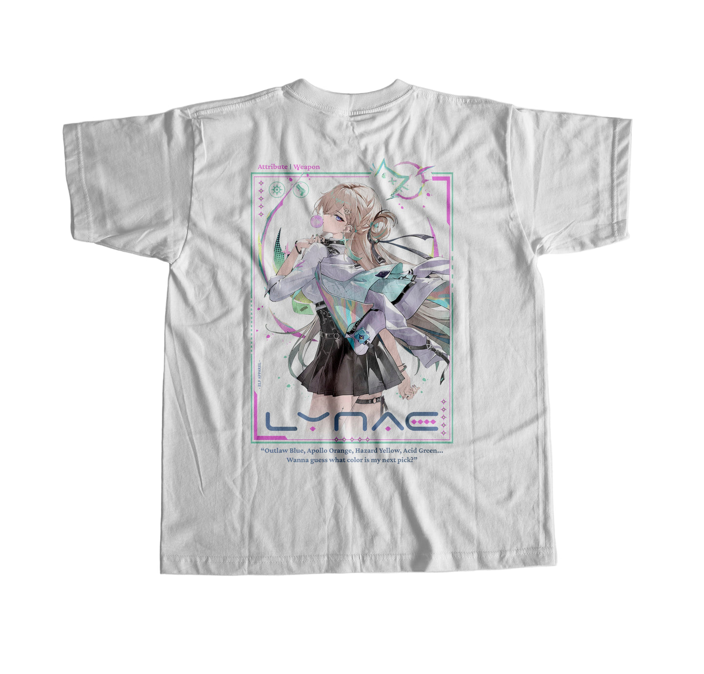 ElfTheory- Lynae Wuthering Waves Tshirt : Anime Graphic Tee