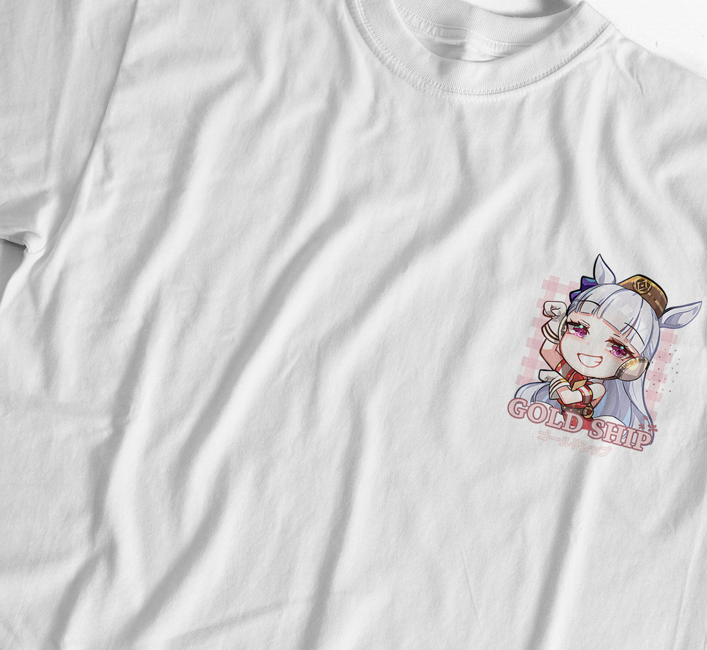 Gold Ship Uma Musume - Anime T-Shirt Graphic Tee