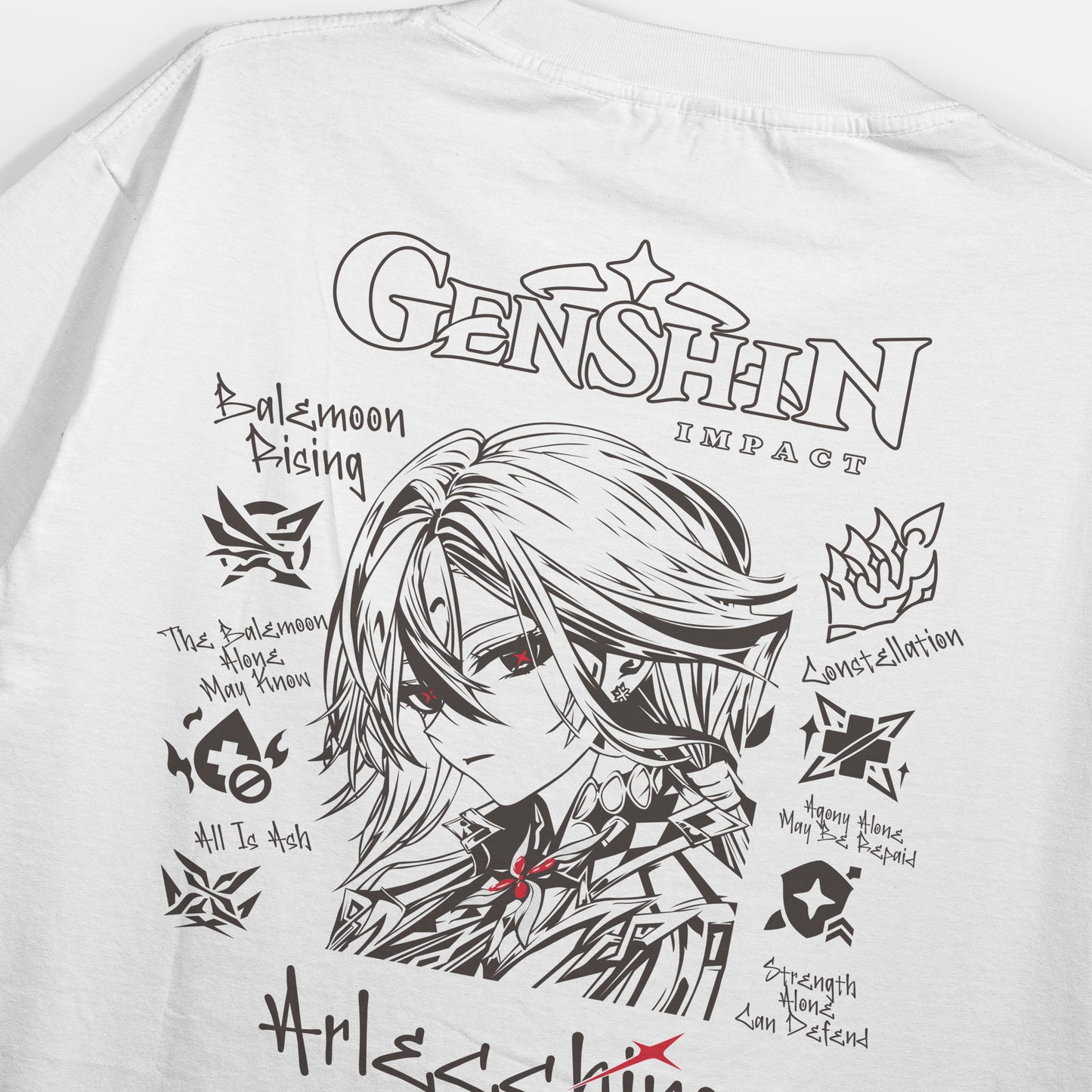 ElfTheory- Arlecchino Genshin Impact : Anime Graphic Tee
