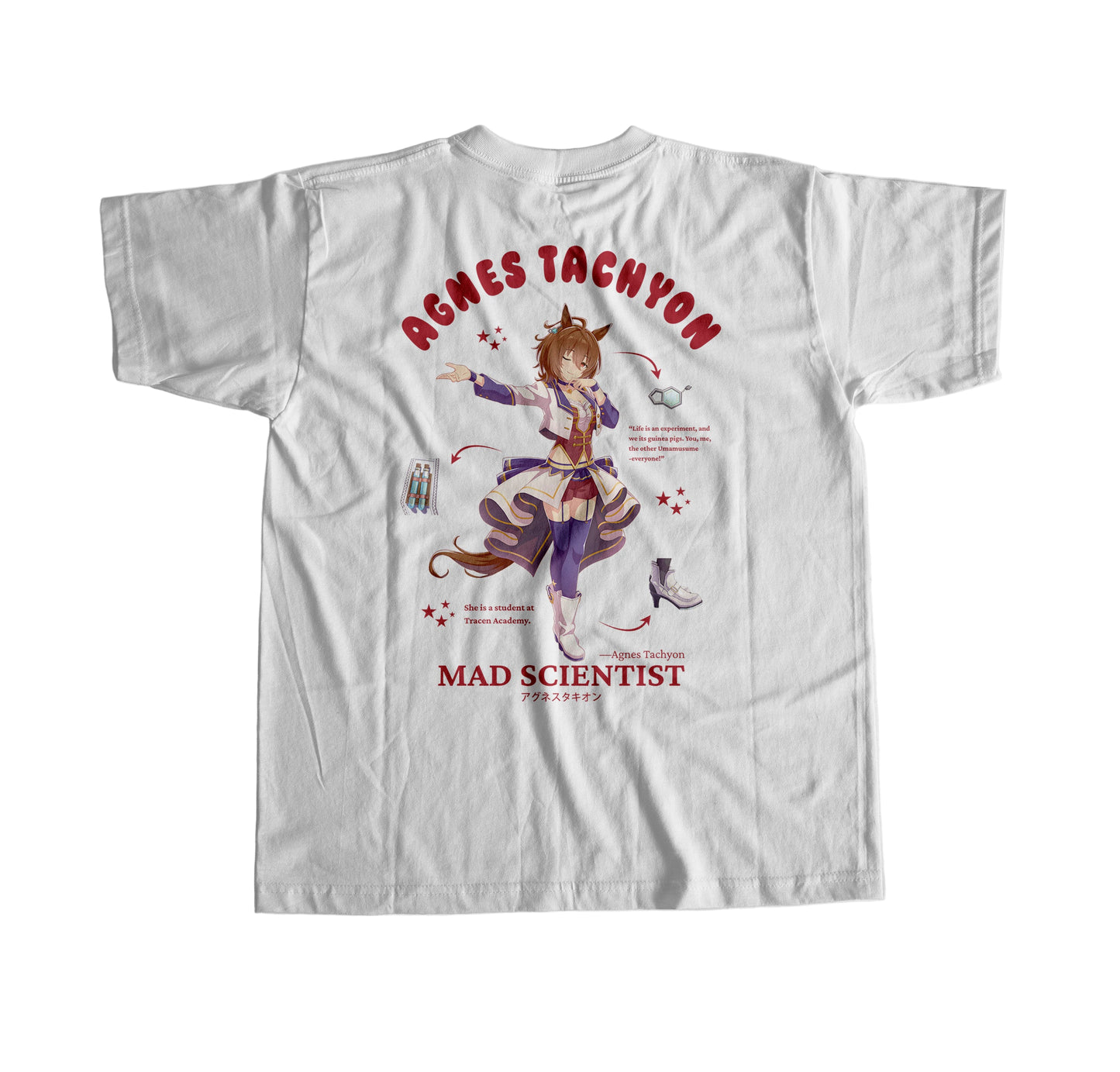 ElfTheory - Agnes Tachyon Uma Musume Tshirt : Anime Graphic Tee