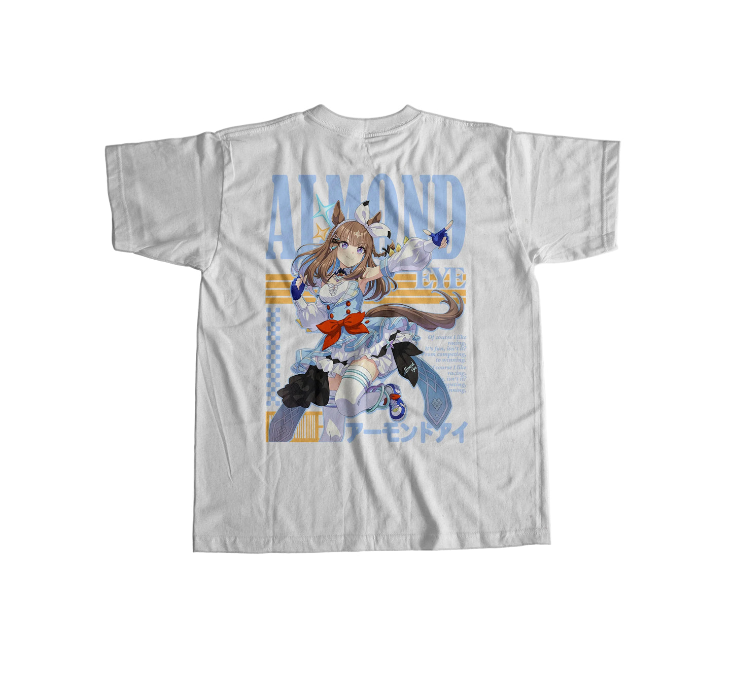 ElfTheory - Almond Eye Uma Musume T-Shirt : Anime Graphic Tee
