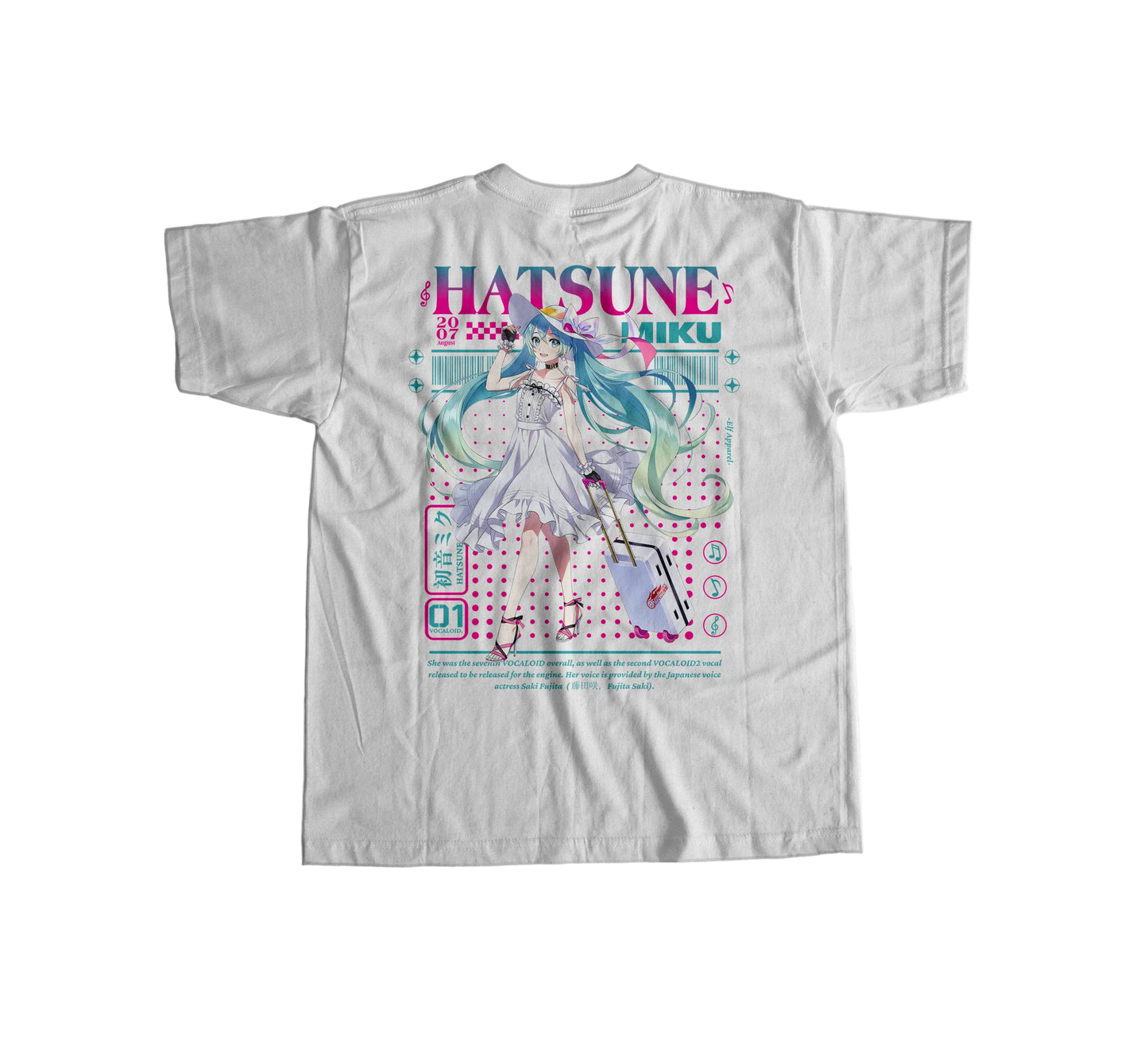Hatsune Miku Vocaloid - Anime T-Shirt Graphic Tee