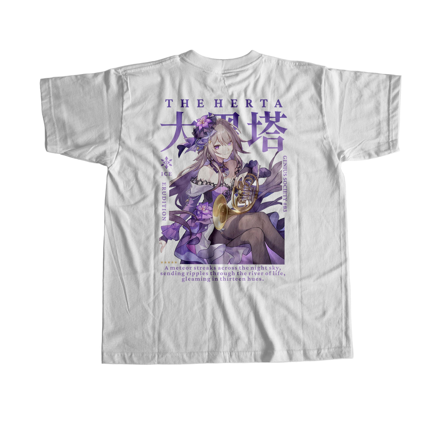 ElfTheory - The Herta Honkai Star Rail Tshirt : Anime Fanmade Graphic Tee
