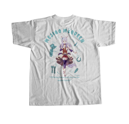 ElfTheory -  Mejiro McQueen Uma Musume Tshirt : Anime Graphic Tee