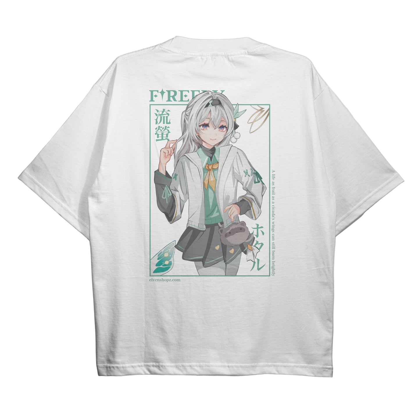ElfTheory - FireFly Honkai Star Rail Fanmade Tshirt  : Anime Graphic Tee