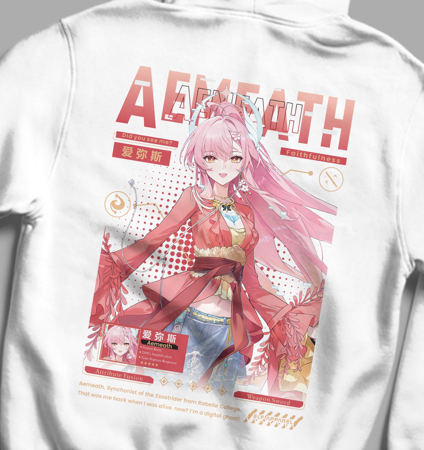 ElfTheory - Aemeath Wuthering Waves Heavyweight Hoodie