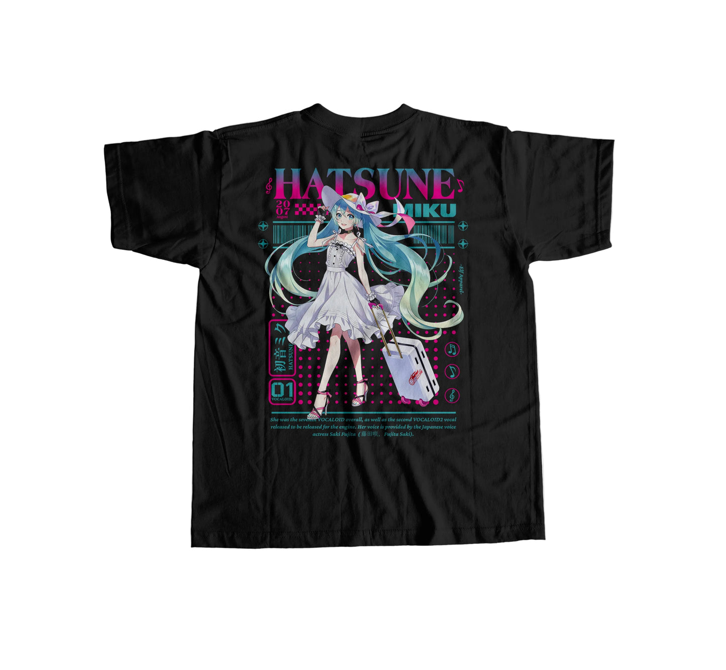 Hatsune Miku Vocaloid - Anime T-Shirt Graphic Tee