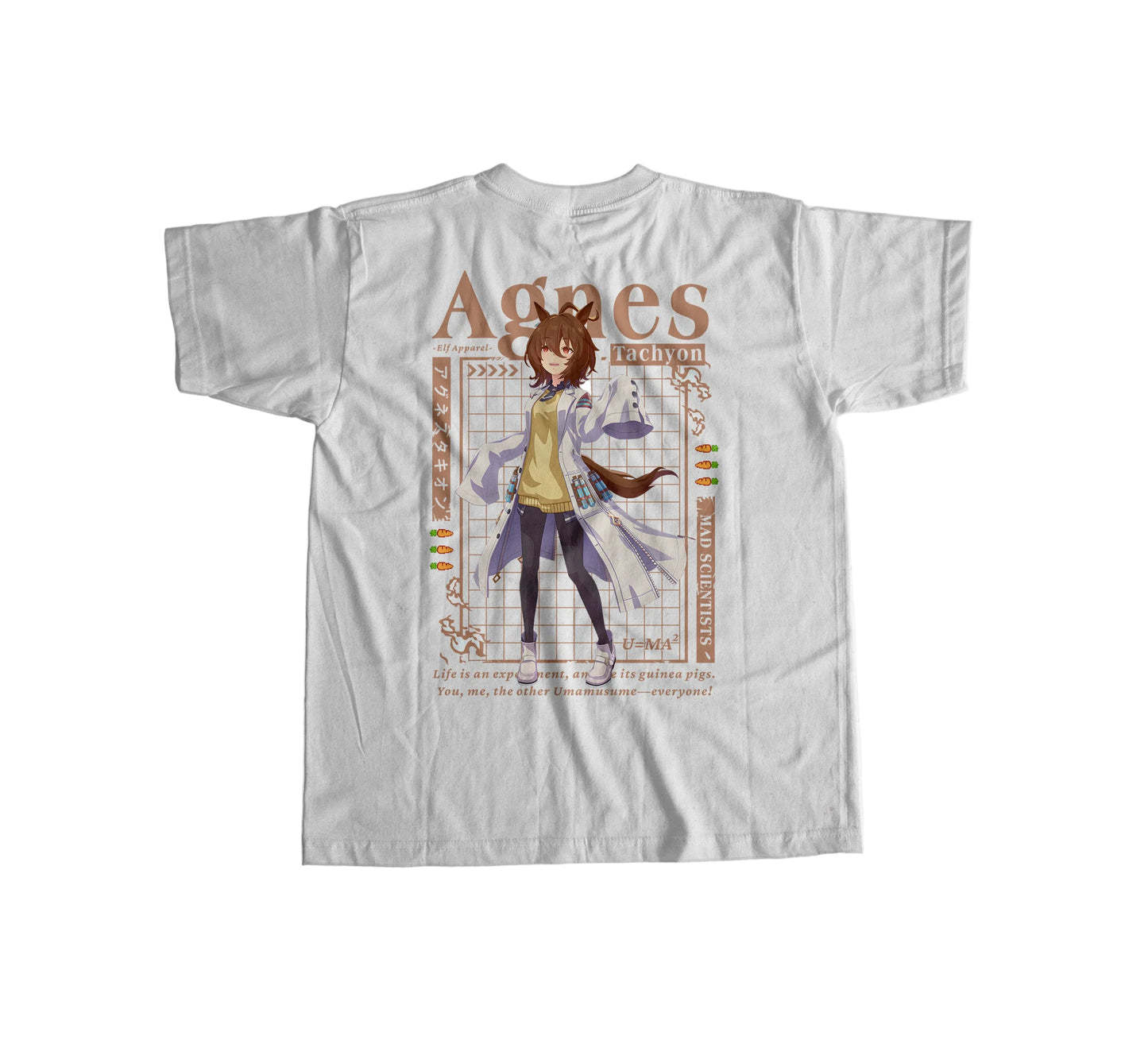 ElfTheory - Agnes Tachyon Uma Musume T-Shirt Anime Graphic Tee