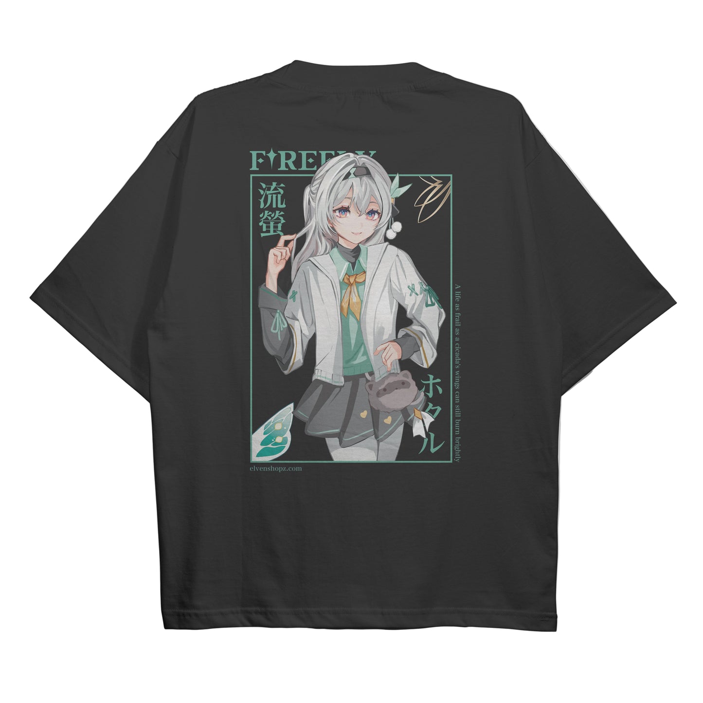 ElfTheory - FireFly Honkai Star Rail Fanmade Tshirt  : Anime Graphic Tee