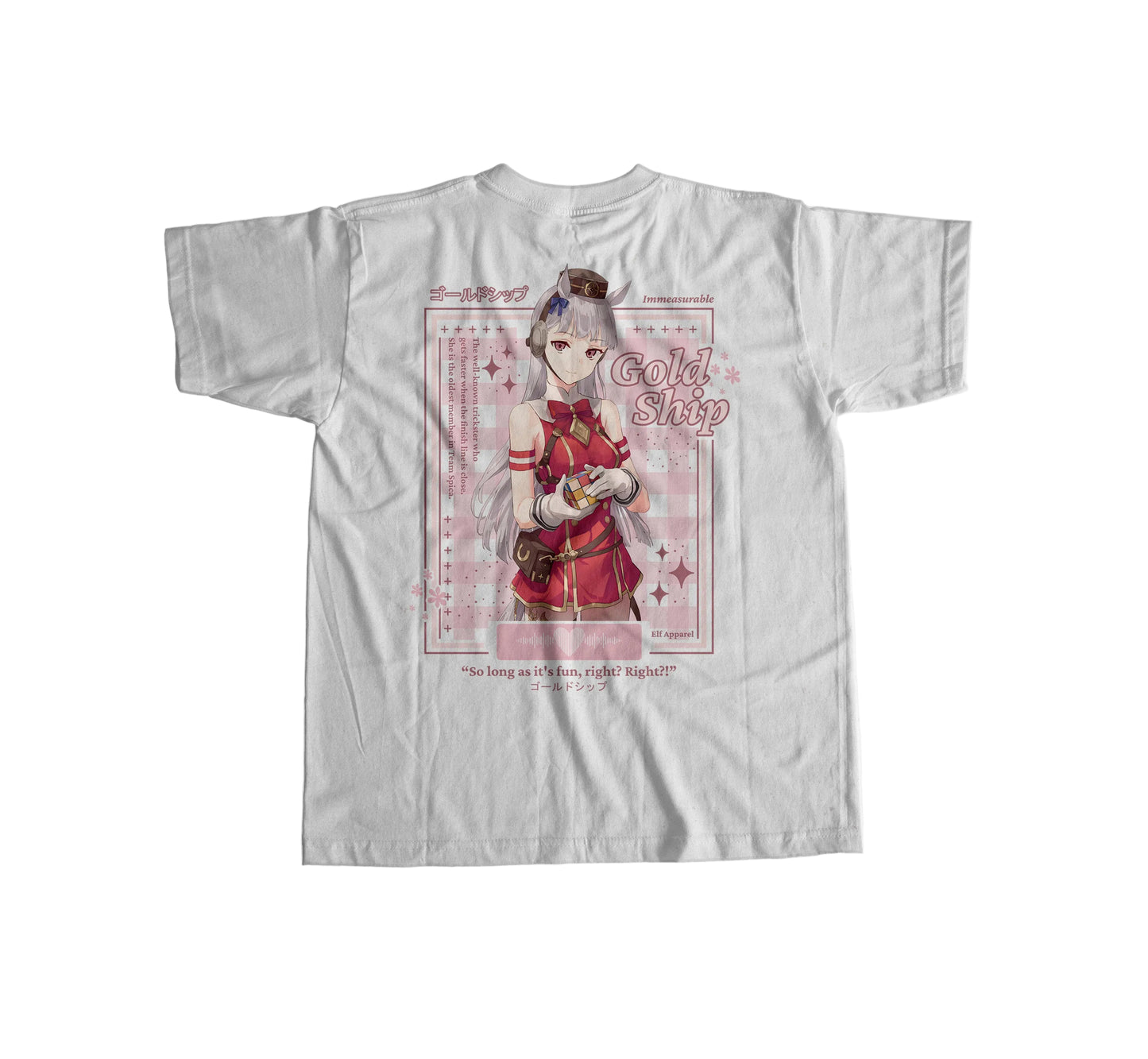 Gold Ship Uma Musume - Anime T-Shirt Graphic Tee