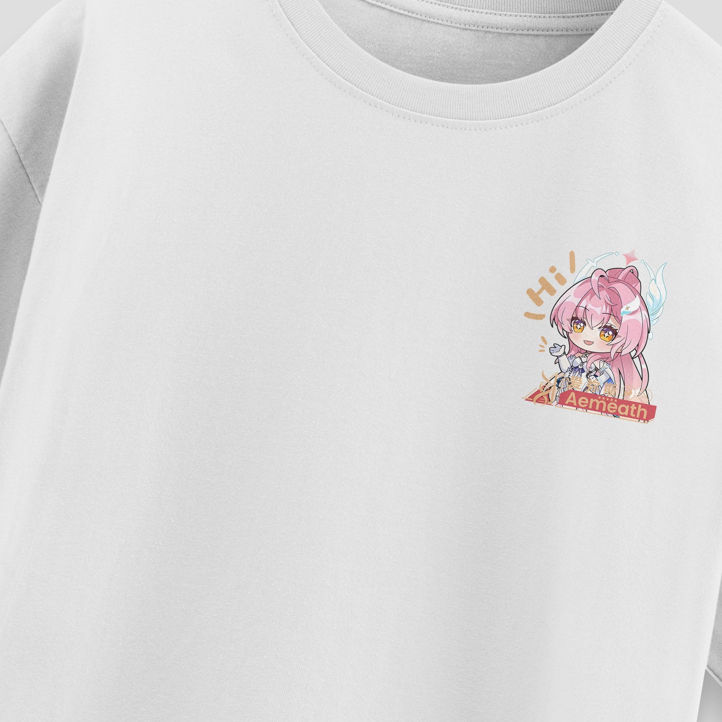 ElfTheory - Aemeath Wuthering Waves Heavyweight T-Shirt: Anime Graphic Tee Cotton 20s