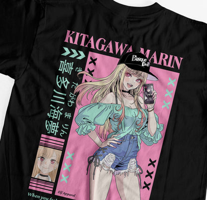 ElfTheory - Marin Kitagawa Sono Bisque Doll T-Shirt : Anime My Dress-Up Darling Graphic Tee