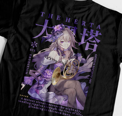 ElfTheory - The Herta Honkai Star Rail Tshirt : Anime Fanmade Graphic Tee