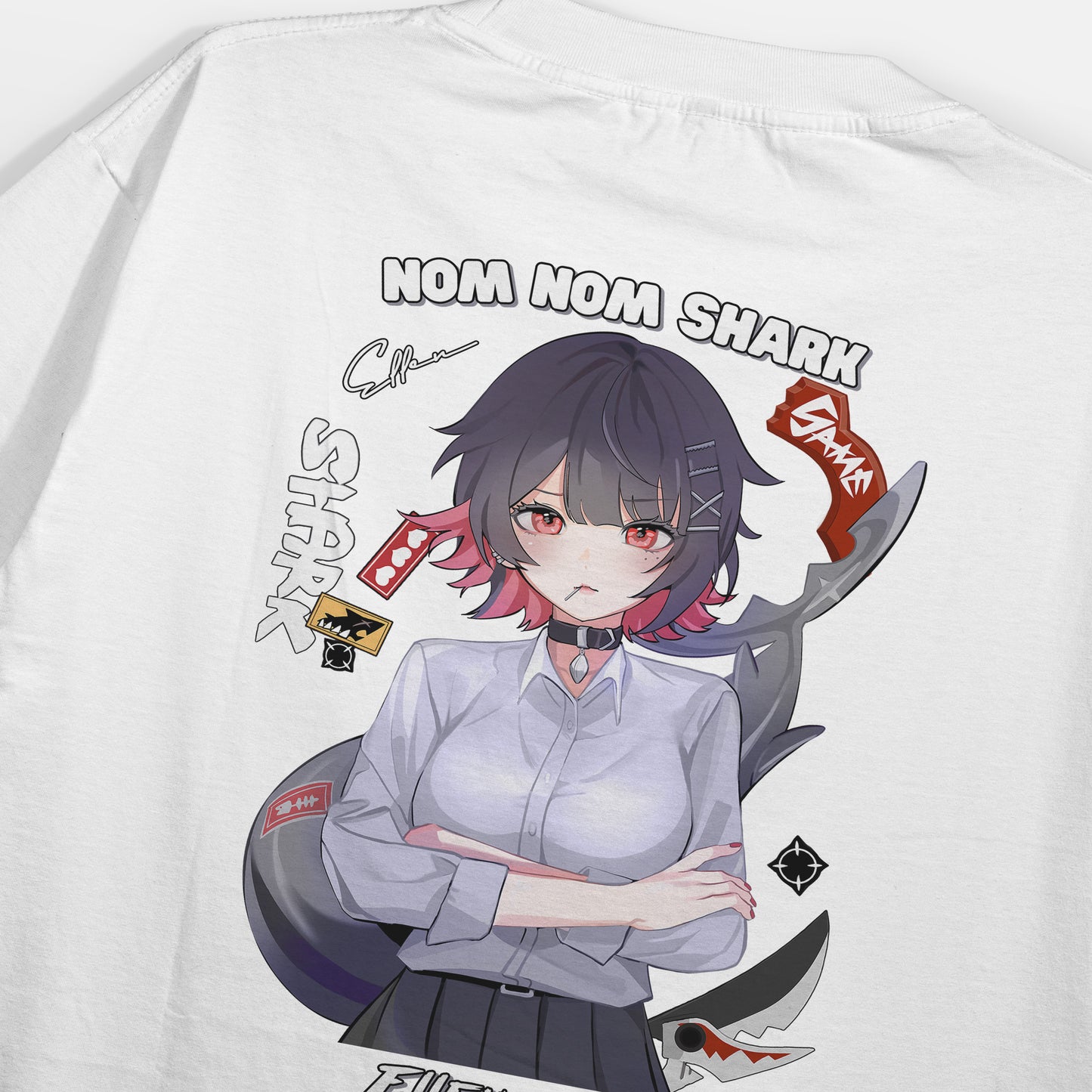 ElfTheory - Ellen Joe "Nom Nom Shark" Zenless Zone Zero : Anime Graphic Tee