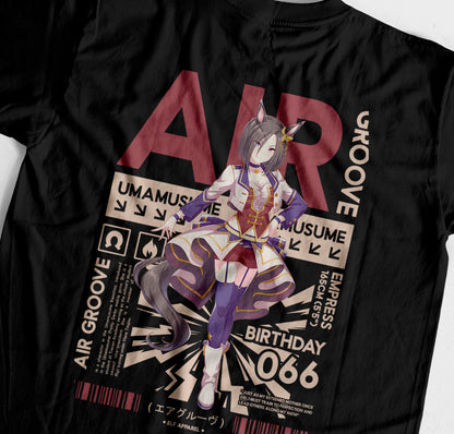 ElfTheory - Air Groove Uma Musume T-Shirt : Anime Graphic Tee