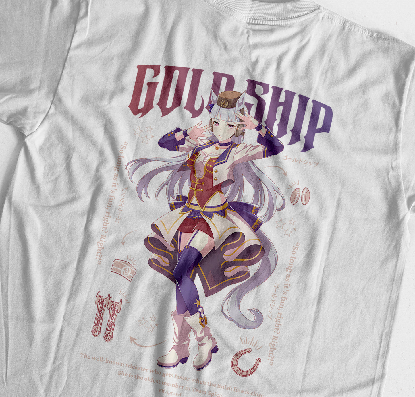ElfTheory - Gold Ship Uma Musume : Anime Graphic Tee