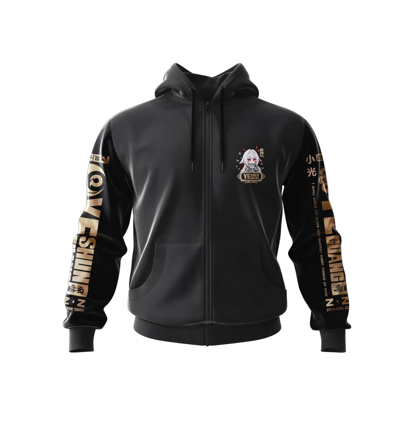 ElfTheory -  Ye Shunguang Zenless Zone Zero Hoodie Anime Zipper