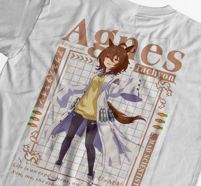 ElfTheory - Agnes Tachyon Uma Musume T-Shirt Anime Graphic Tee