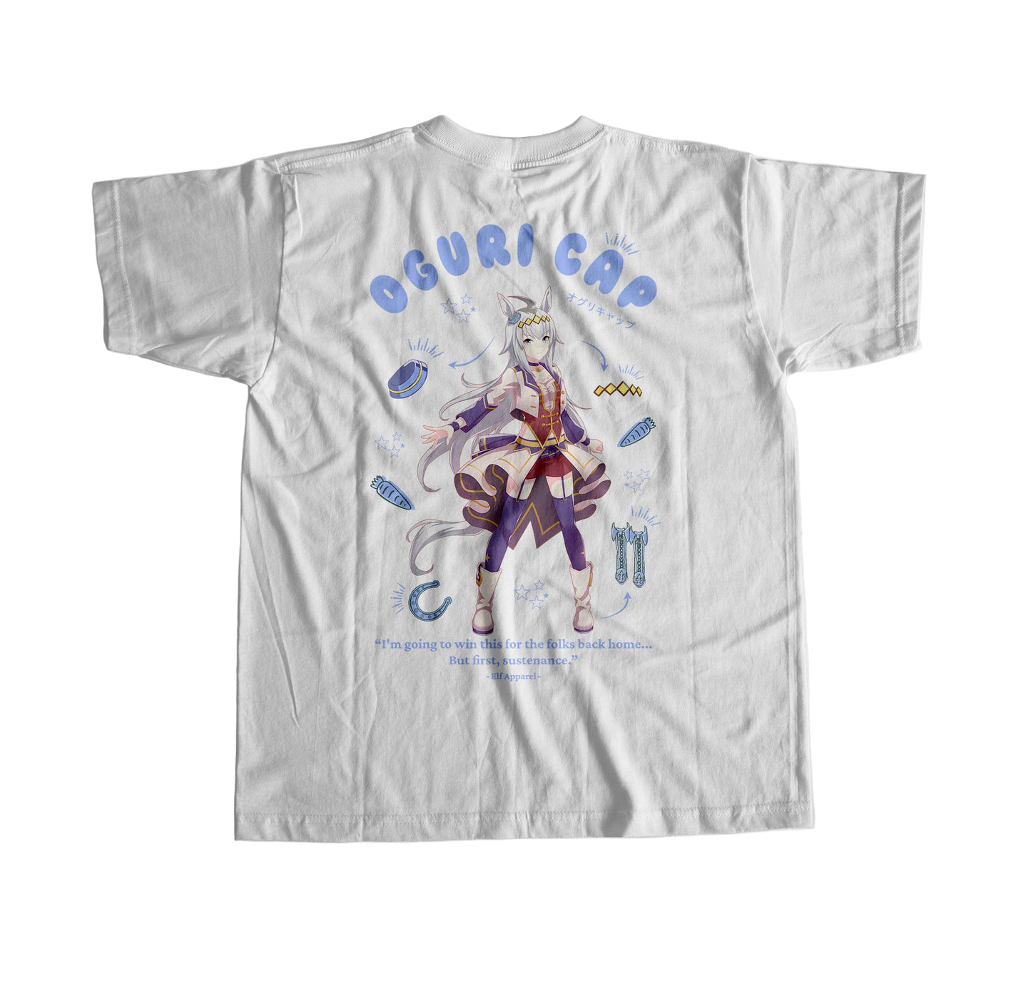 ElfTheory - Oguri Cap Uma Musume Tshirt : Anime Graphic Tee
