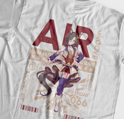 ElfTheory - Air Groove Uma Musume T-Shirt : Anime Graphic Tee
