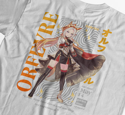 Orfevre Uma Musume T-Shirt Fan Made : Anime Graphic Tee