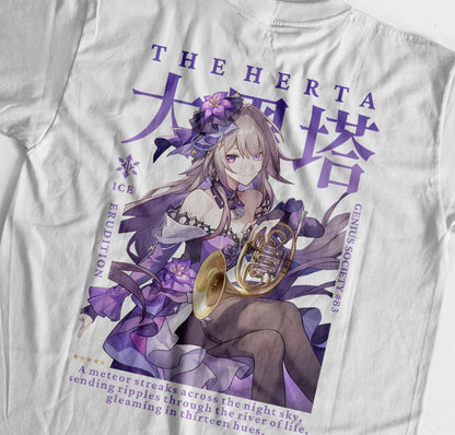ElfTheory - The Herta Honkai Star Rail Tshirt : Anime Fanmade Graphic Tee