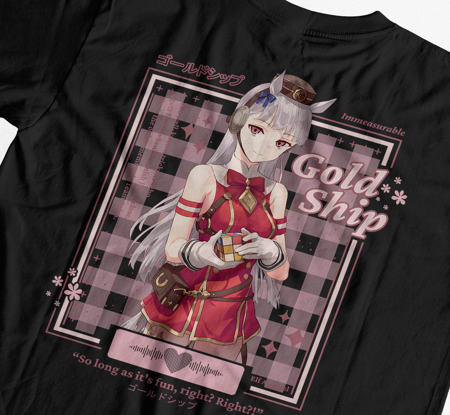 Gold Ship Uma Musume - Anime T-Shirt Graphic Tee