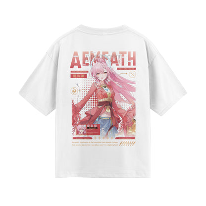 ElfTheory - Aemeath Wuthering Waves Heavyweight T-Shirt: Anime Graphic Tee Cotton 20s