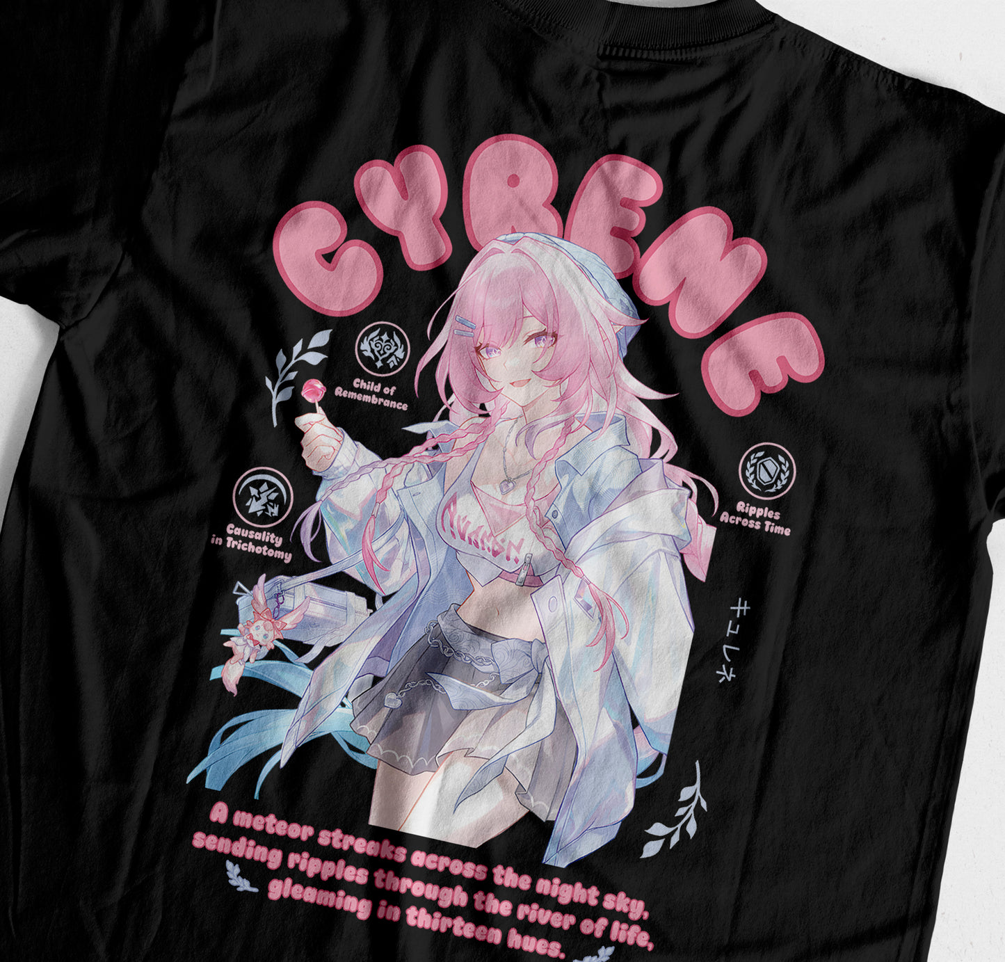 ElfTheory - Cyrene Honkai Star Rail Tshirt : Anime Graphic Tee