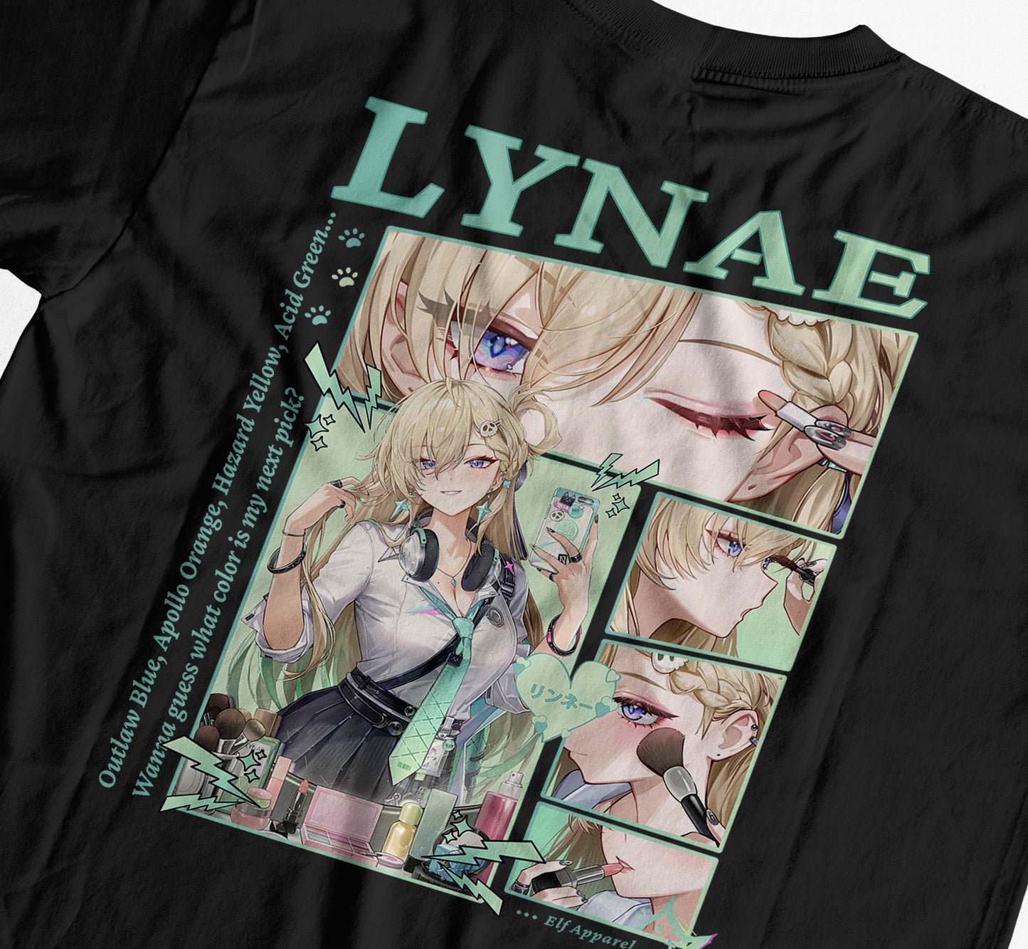 ElfTheory - Lynae Wuthering Waves "Selfie Mode On" T-Shirt Anime Graphic Tee