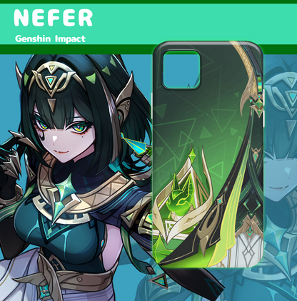 ElfTheory - Nefer Genshin Impact Phone Case: Protective Cover For Iphone & Samsung