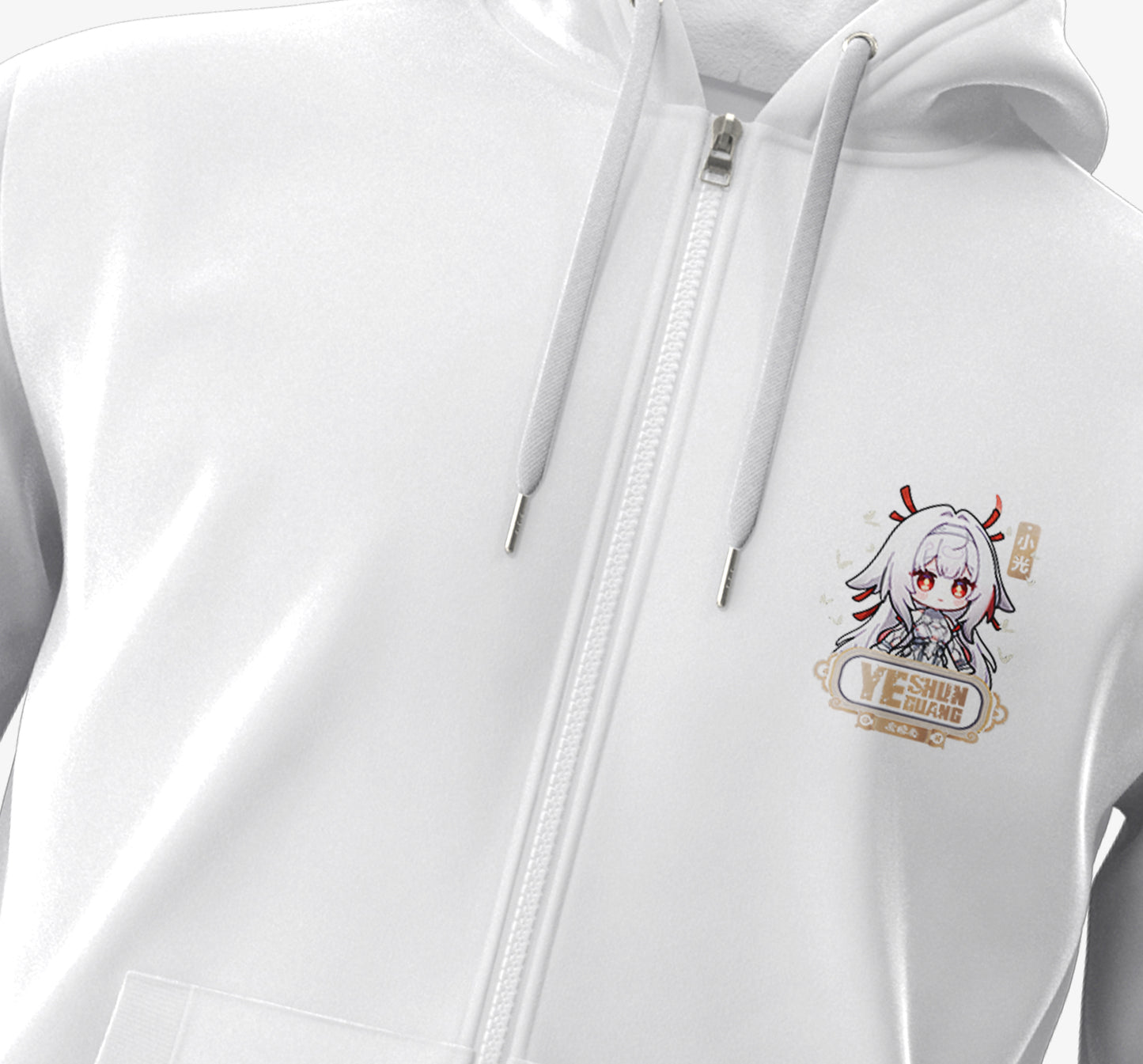 ElfTheory -  Ye Shunguang Zenless Zone Zero Hoodie Anime Zipper