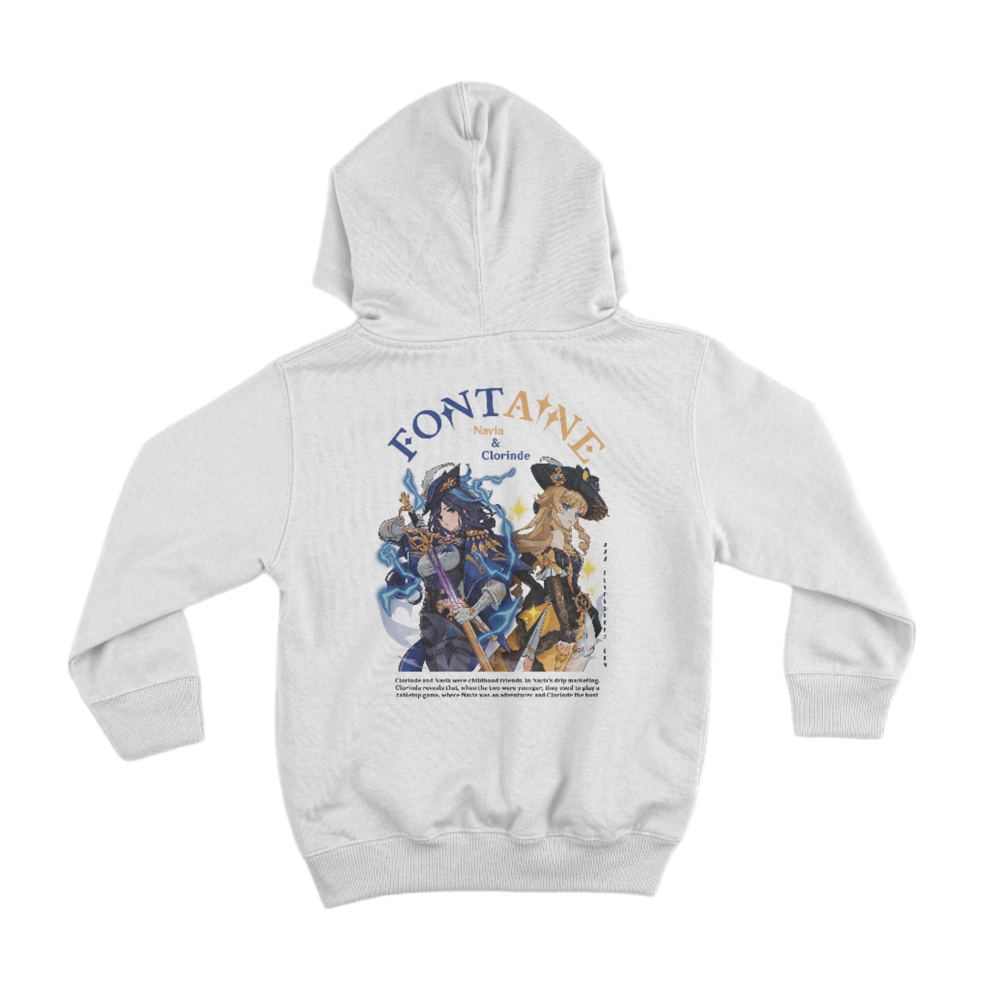 ElfTheory - Navia and Clorinde Genshin Impact Hoodie Fan Made