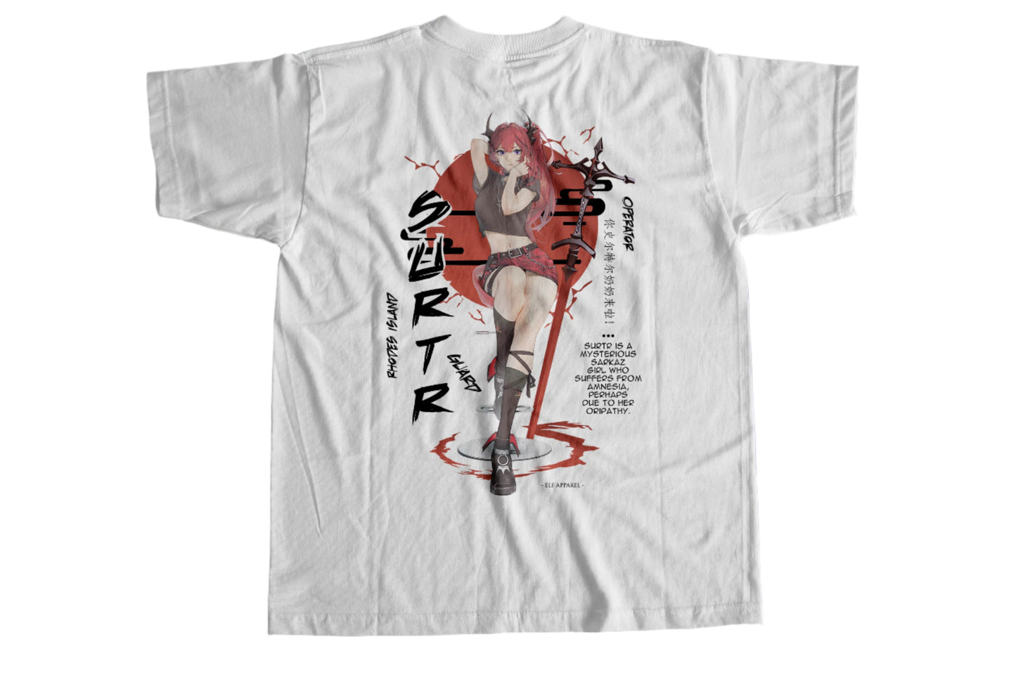 ElfTheory - Surtr Arknights T-shirt Fan Made