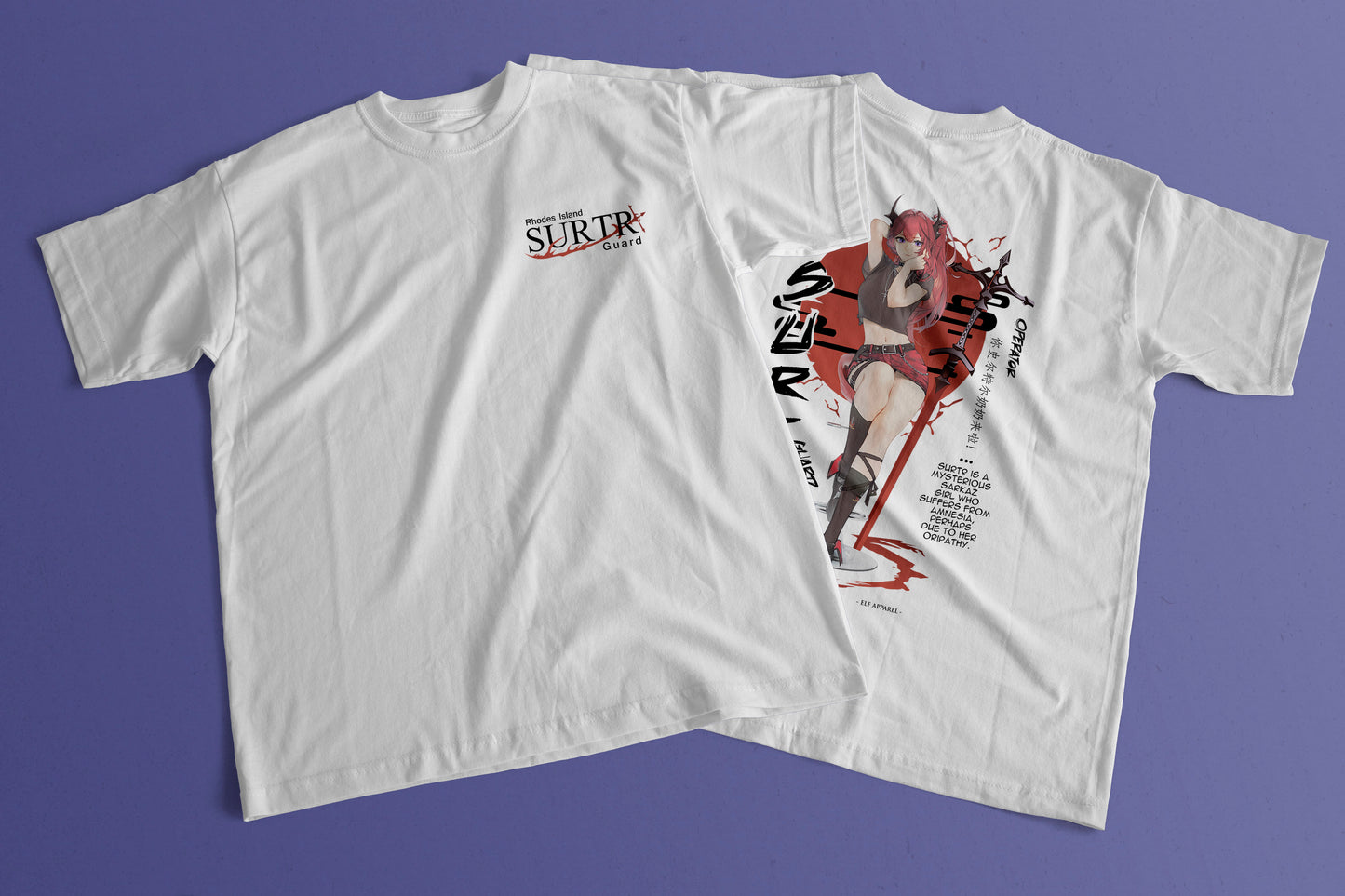 ElfTheory - Surtr Arknights T-shirt Fan Made