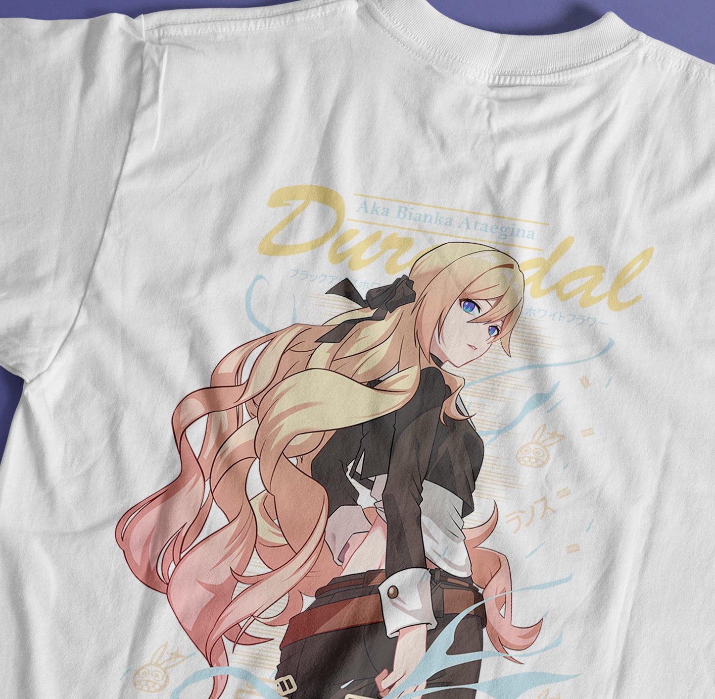 ElfTheory - Durandal Honkai Impact Tshirt : Anime Graphic Tee