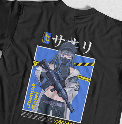 ElfTheory - Saori Joumae Blue Archive Tshirt : Anime Graphic Tee