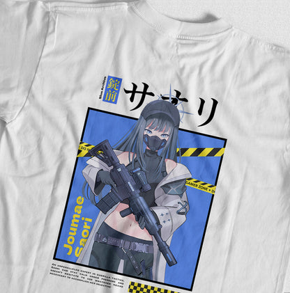 ElfTheory - Saori Joumae Blue Archive Tshirt : Anime Graphic Tee