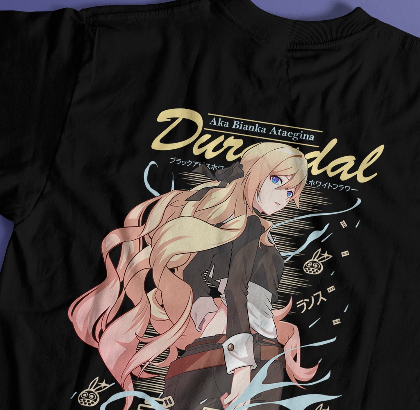 ElfTheory - Durandal Honkai Impact Tshirt : Anime Graphic Tee