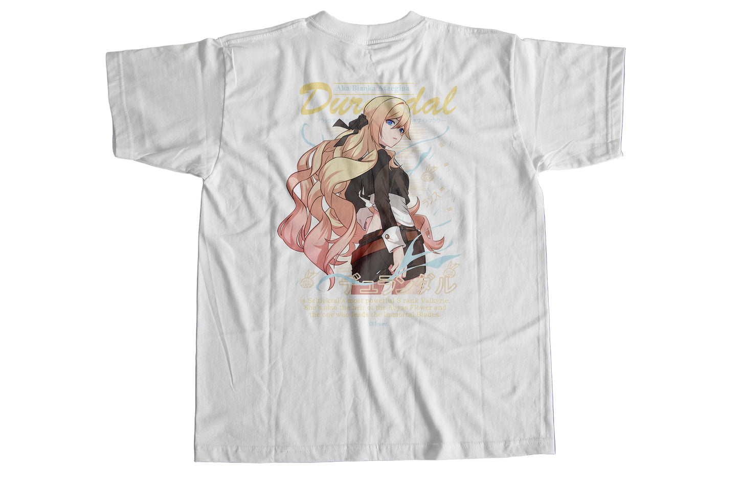 ElfTheory - Durandal Honkai Impact Tshirt : Anime Graphic Tee