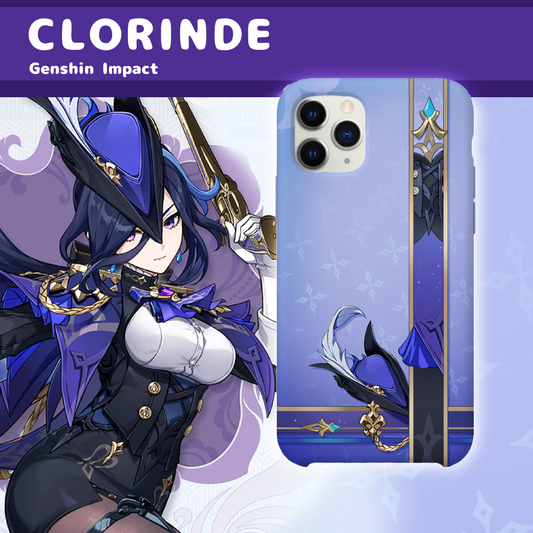 ElfTheory - Clorinde Genshin Impact Phone Case: Protective Cover For Iphone & Samsung