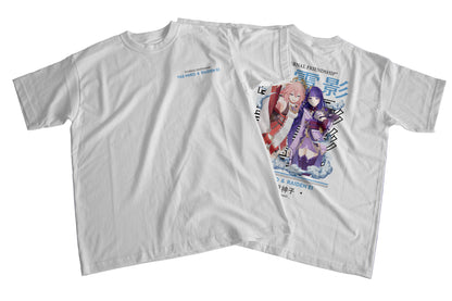 ElfTheory - Raiden Shogun & Yae Miko Genshin Impact : Anime Graphic Tee