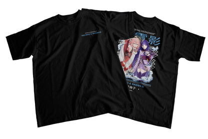 ElfTheory - Raiden Shogun & Yae Miko Genshin Impact : Anime Graphic Tee